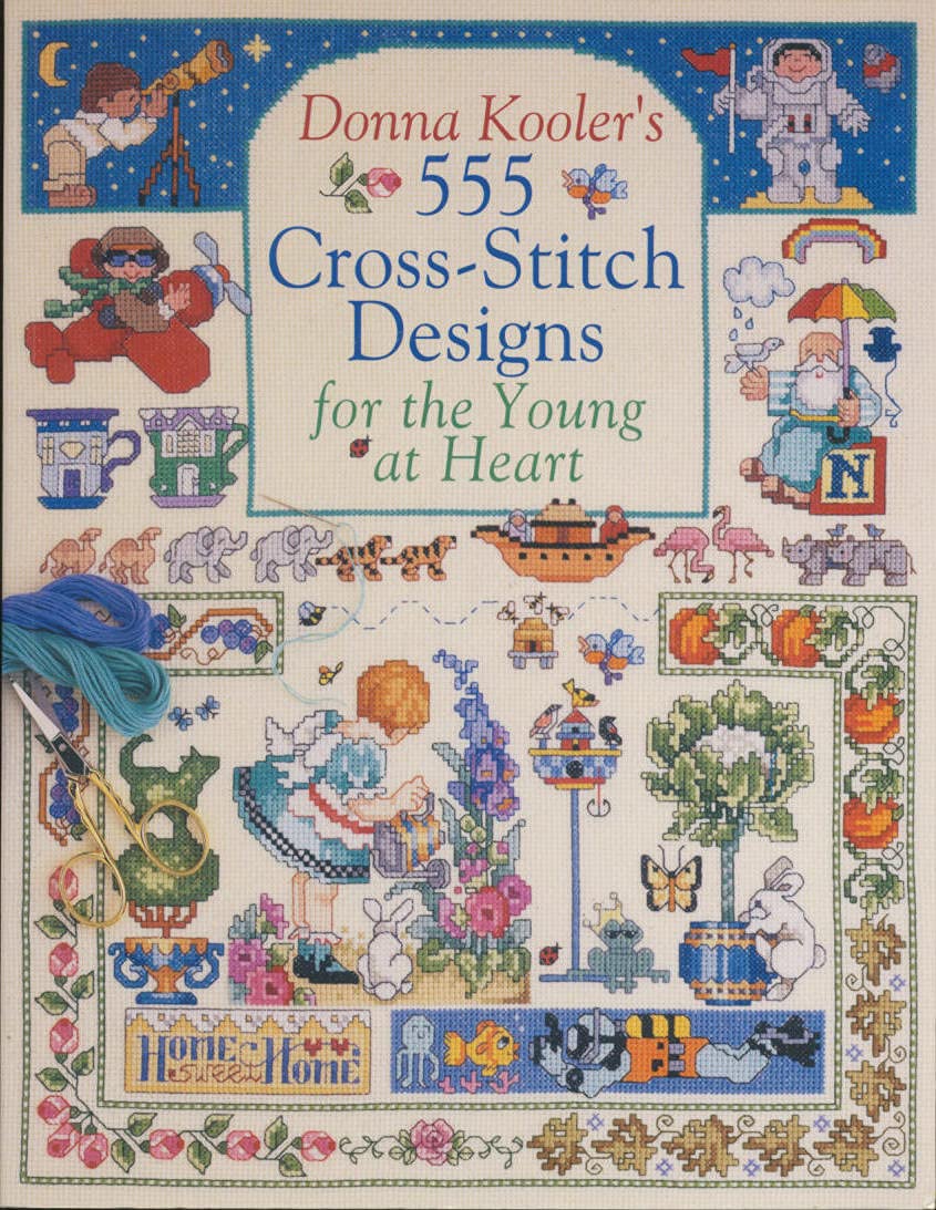 Donna Kooler's 555 Cross-Stitch Designs for the Young at Heart