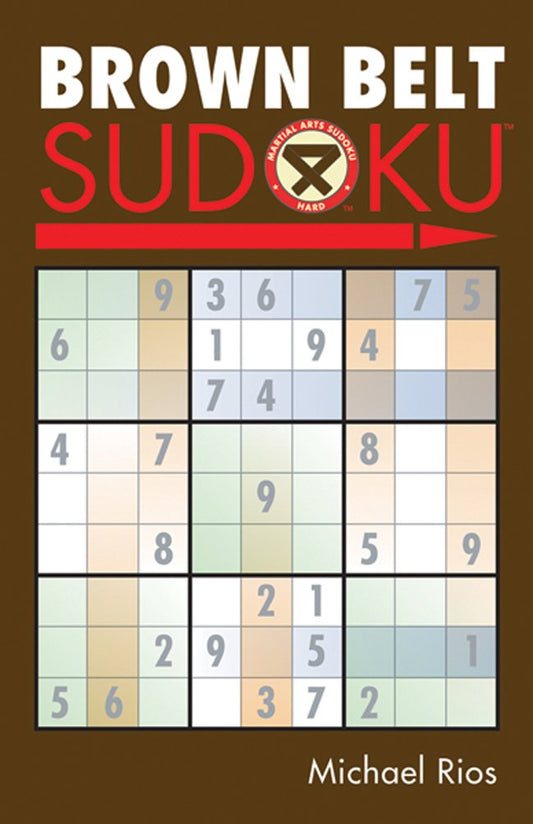 Brown Belt Sudoku® (Martial Arts Puzzles Series) - 6471