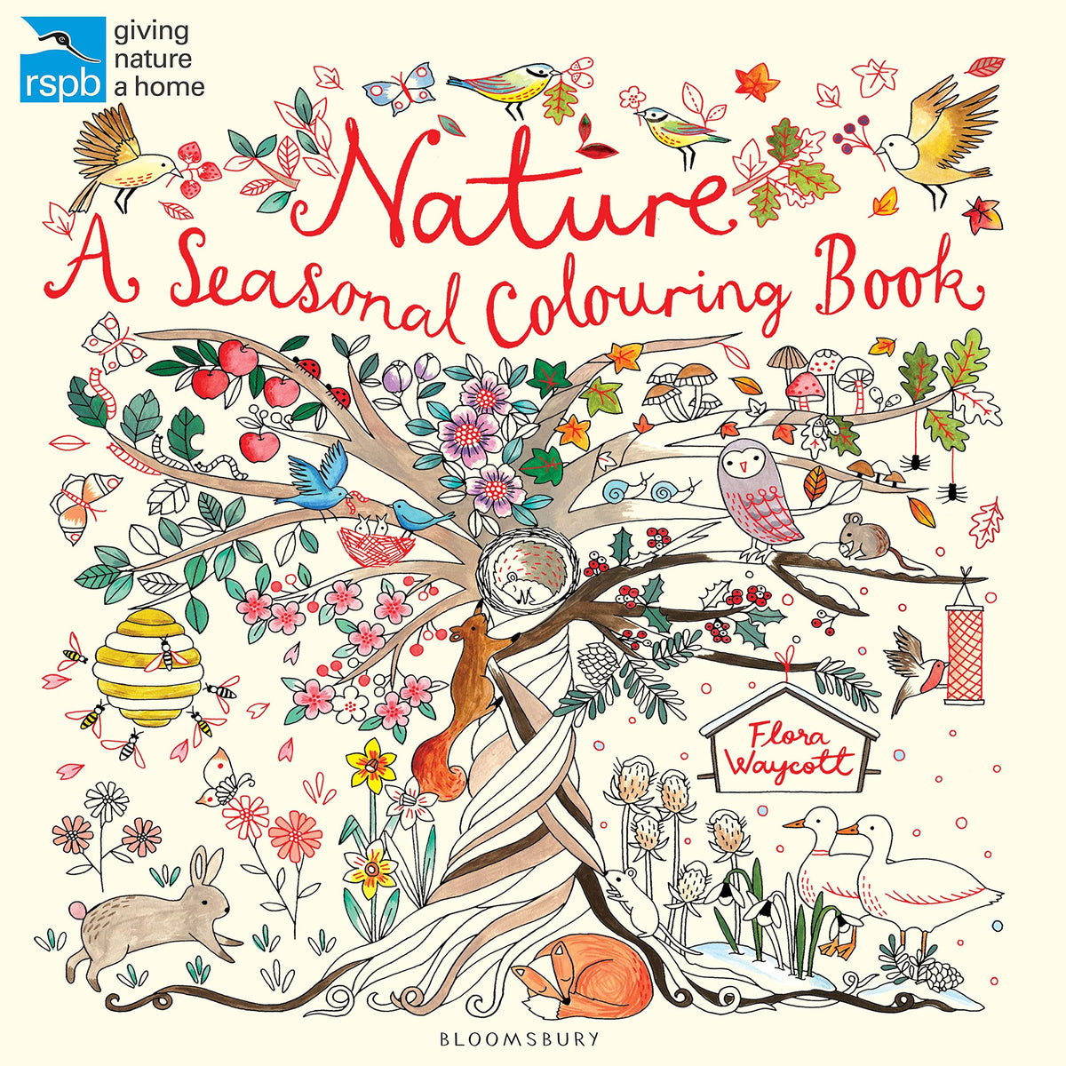 Rspb Nature A Seasonal Colouring Book
