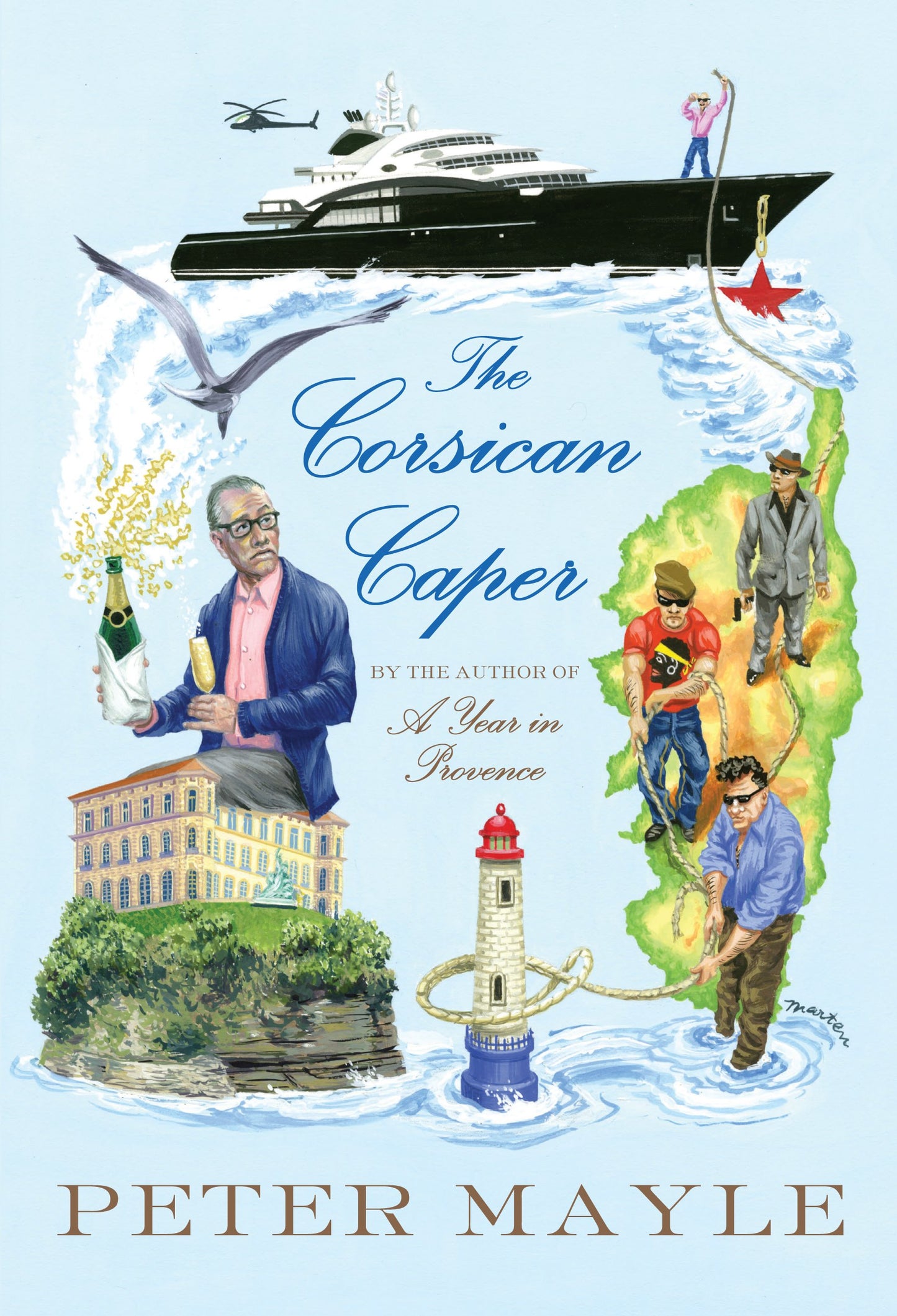 The Corsican Caper: A novel (Thorndike Press Large Print Mystery)