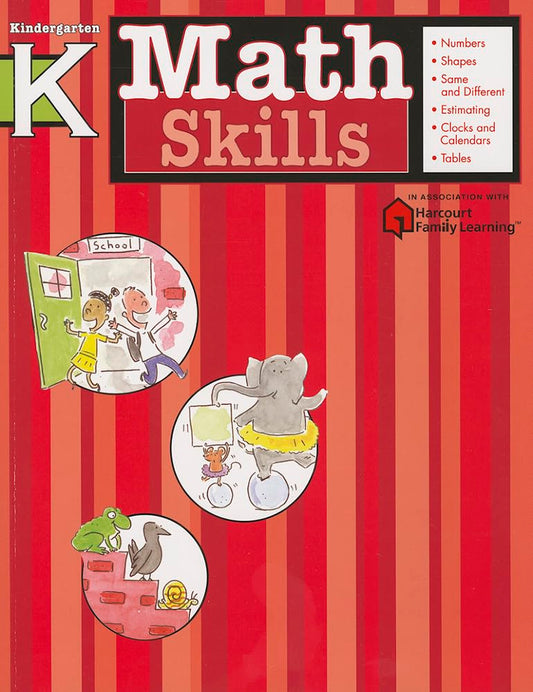 Math Skills: Grade K (Flash Kids Harcourt Family Learning)