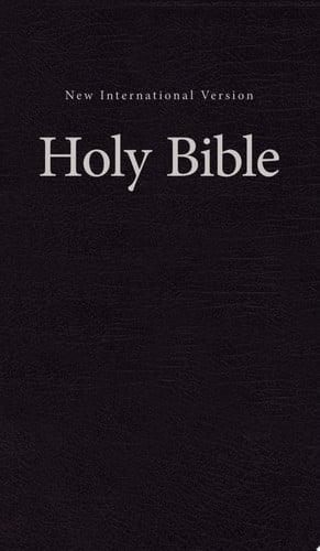 NIV, Pew and Worship Bible, Hardcover, Black, Comfort Print