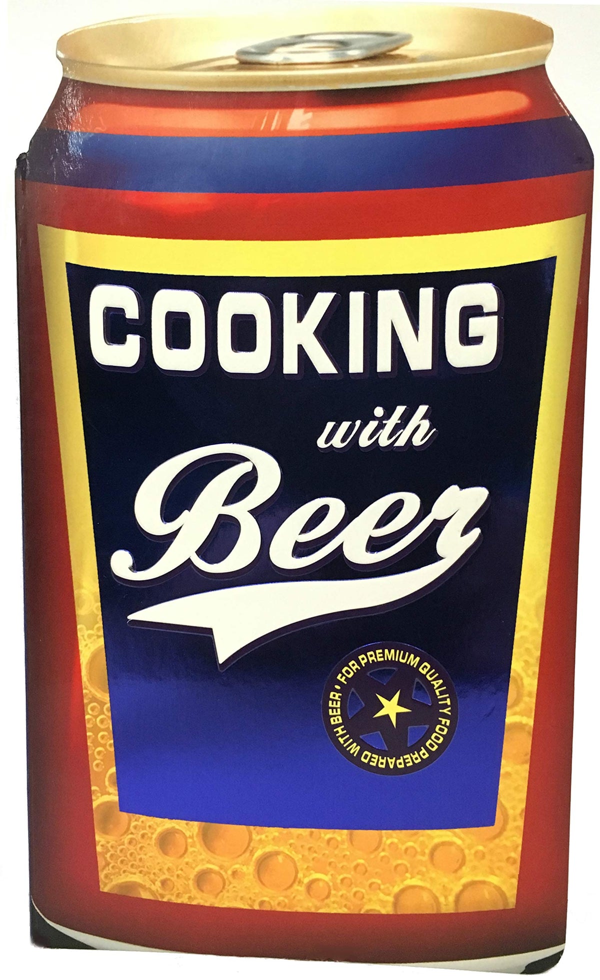 Cooking With Beer: For Premium Quality Food Prepared With Beer (Shaped Cookbook)