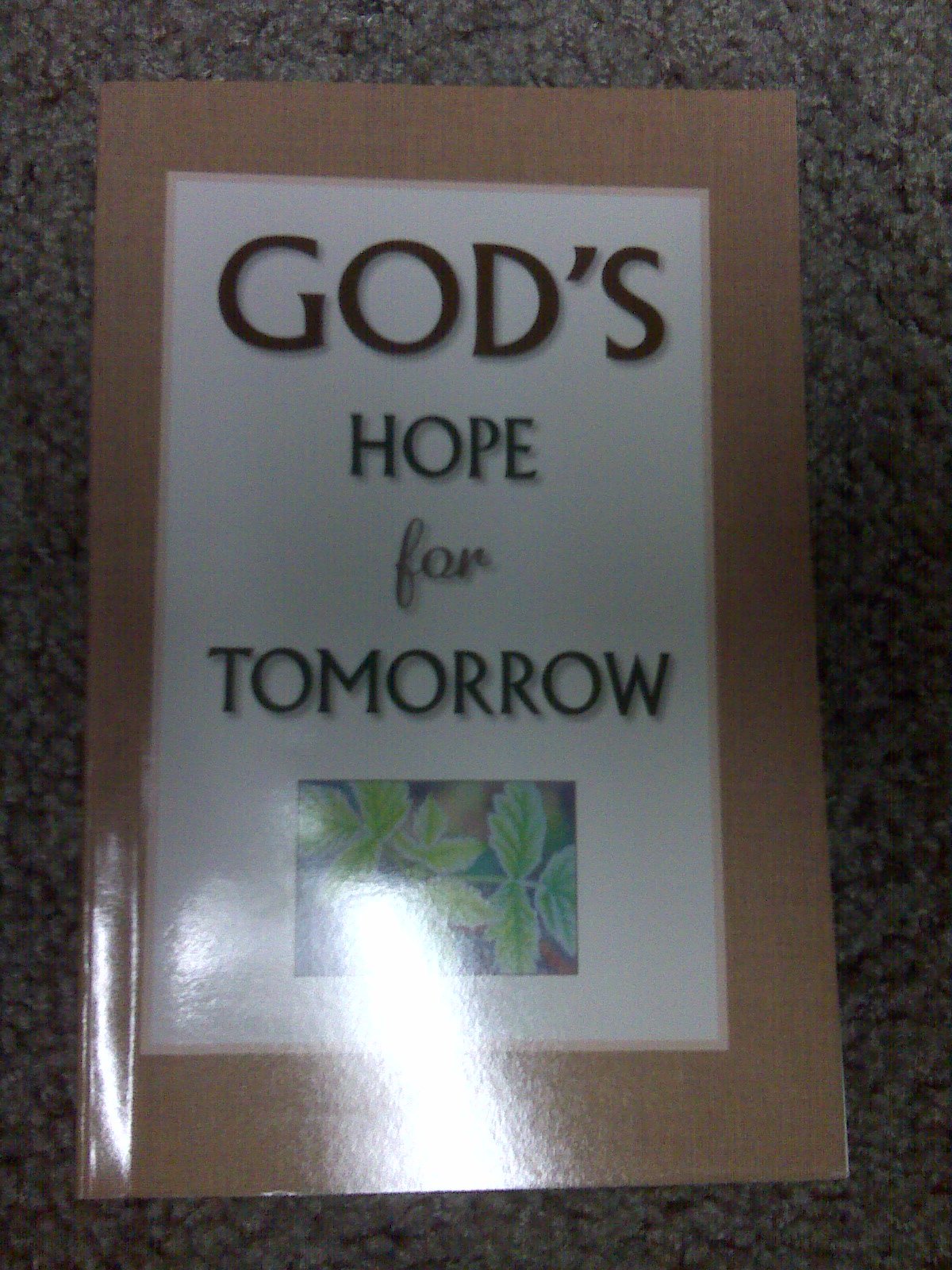 God's Hope for Tomorrow