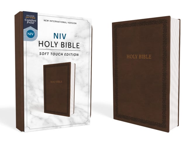 NIV Holy Bible Soft Touch Edition [Brown]