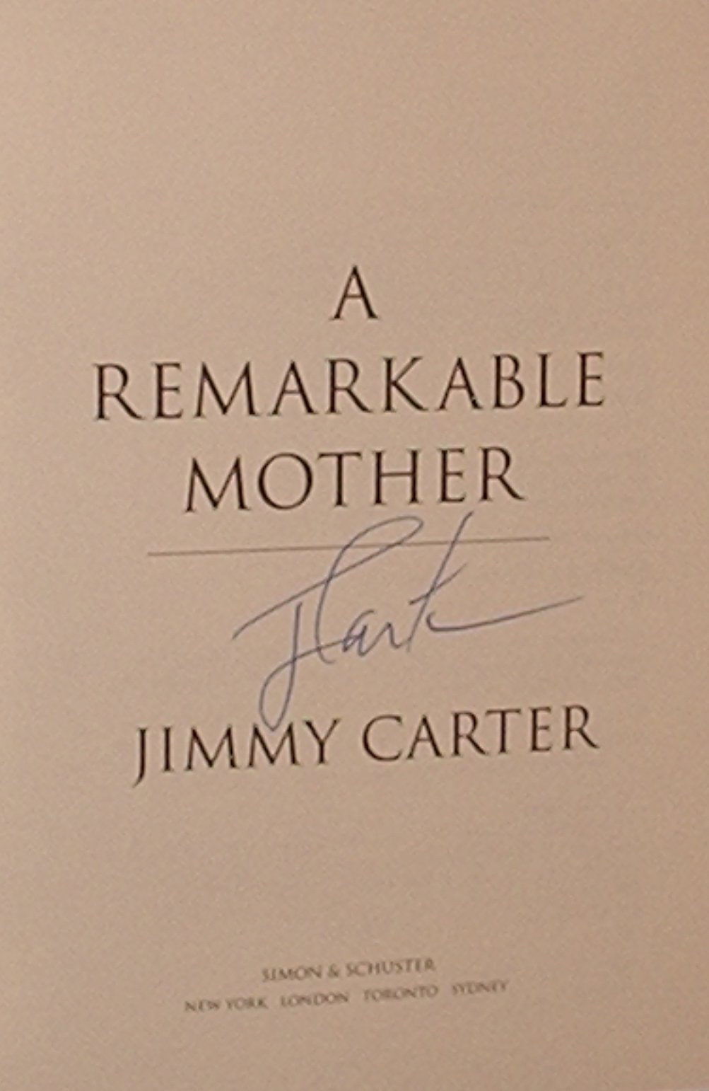 A Remarkable Mother