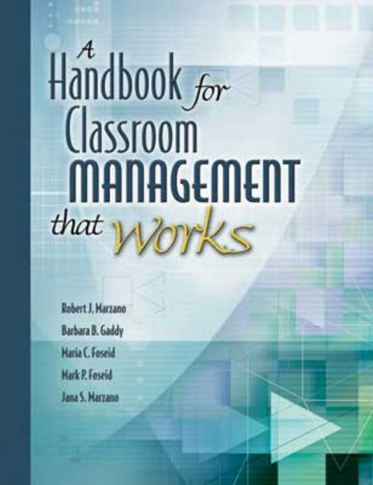 A Handbook for Classroom Management that Works - 2082