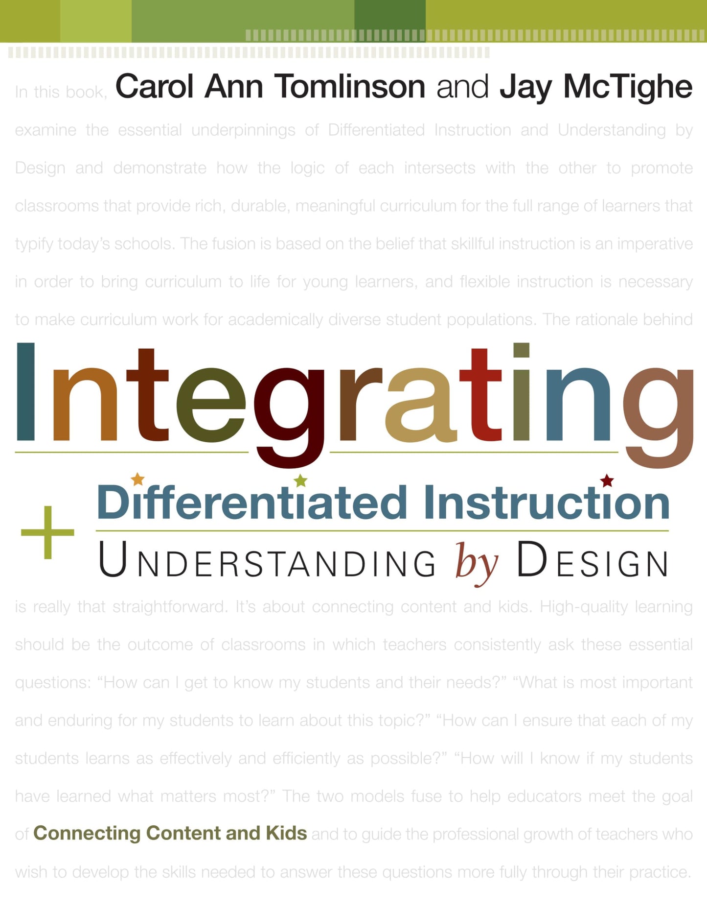 INTEGRATING DIFFERENTIATED INSTR - 9144