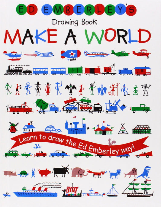 Ed Emberley's Drawing Book: Make a World (Ed Emberley Drawing Books) - 3172