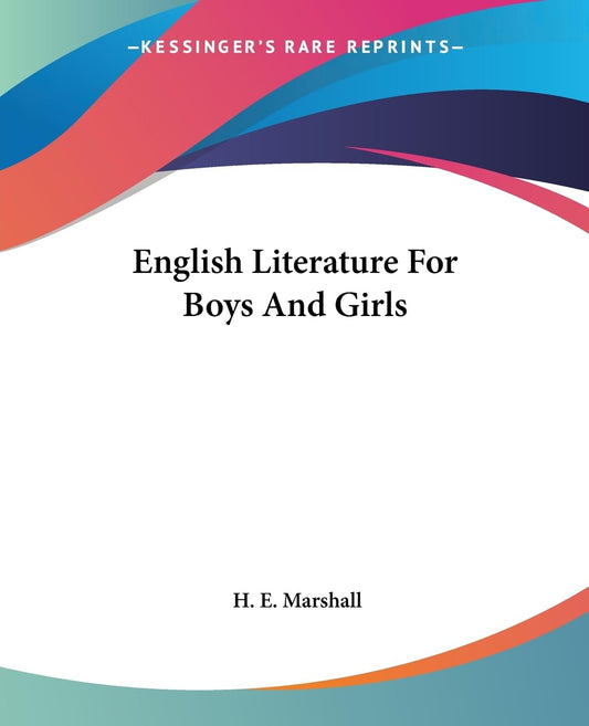 English Literature For Boys And Girls - 9463