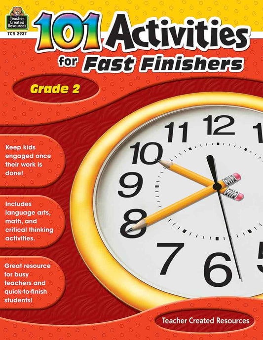101 Activities For Fast Finishers Grade 2: Grade 2 - 3588