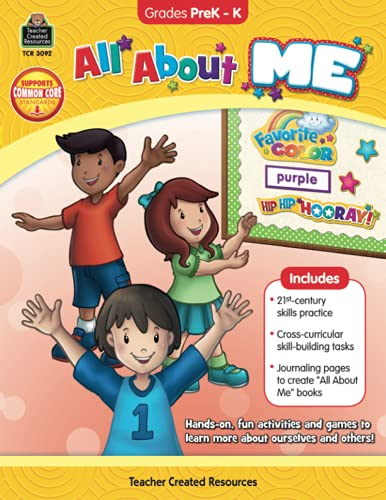 All About Me Grade PreK-K: Prek-K