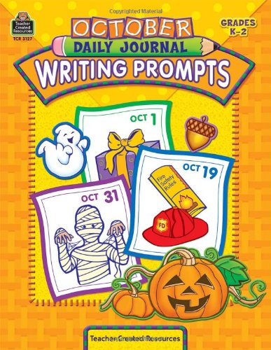 October Daily Journal Writing Prompts: Grade Pk