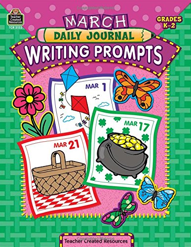 March Daily Journal Writing Prompts Grades K-2