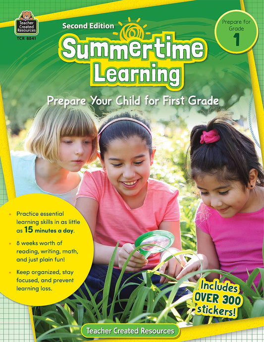 Summertime Learning Grade 1: Prepare Your Child for First Grade - 4974
