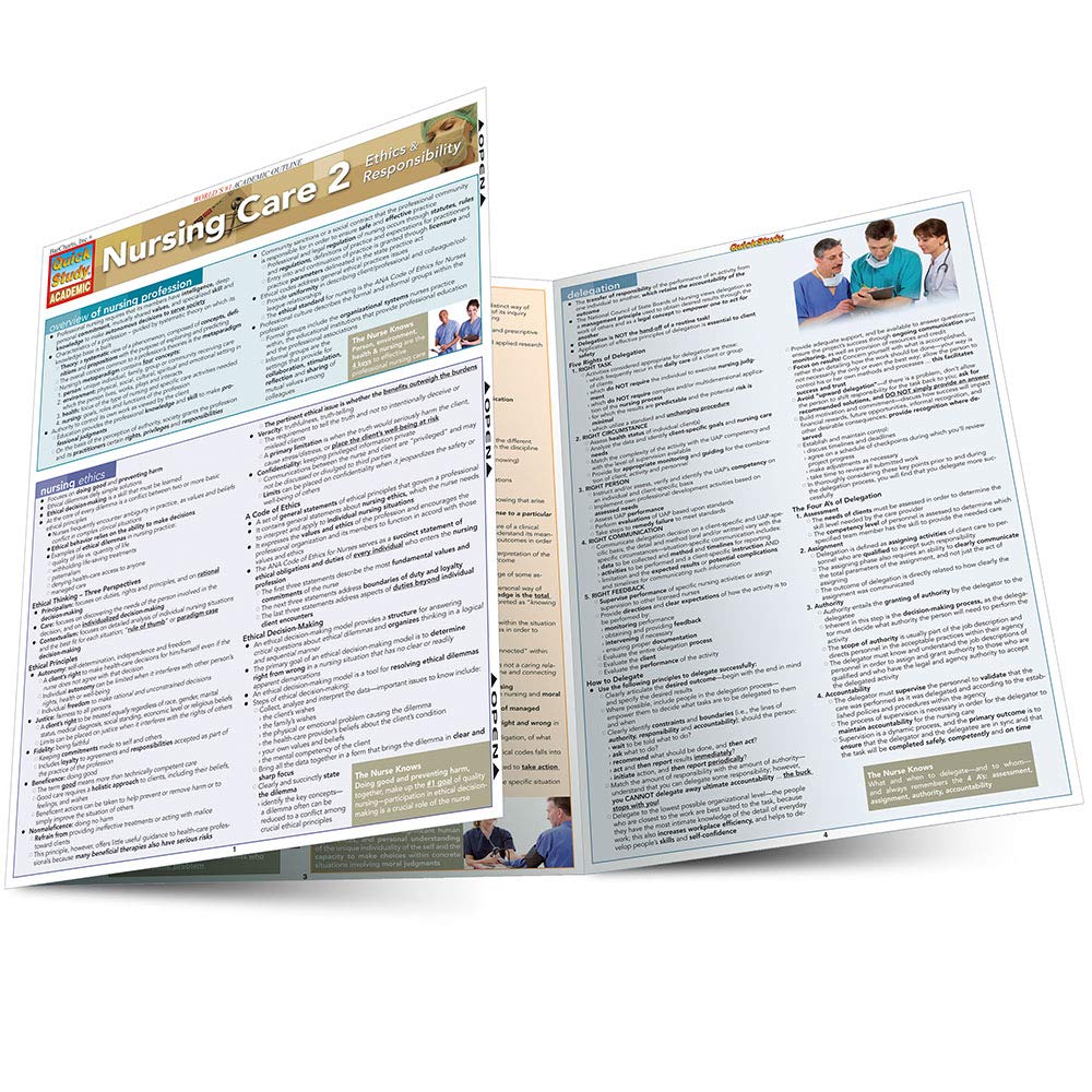 Nursing Care 2 Ethics & Responsibility (Quick Study Academic)