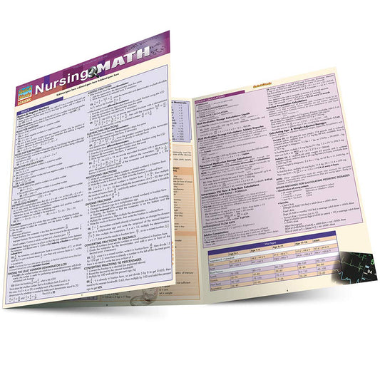 Nursing Math: a QuickStudy Laminated Reference Guide (Quick Study Academic)
