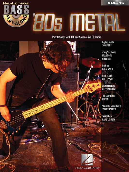 '80s Metal: Bass Play-Along Volume 16 (Bass Play-along, 16) - 267