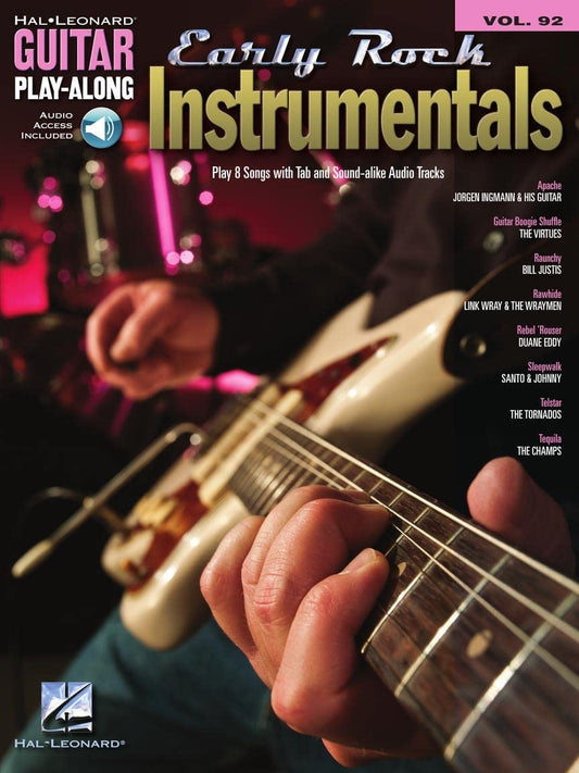 Early Rock Instrumentals: Guitar Play-Along Volume 92