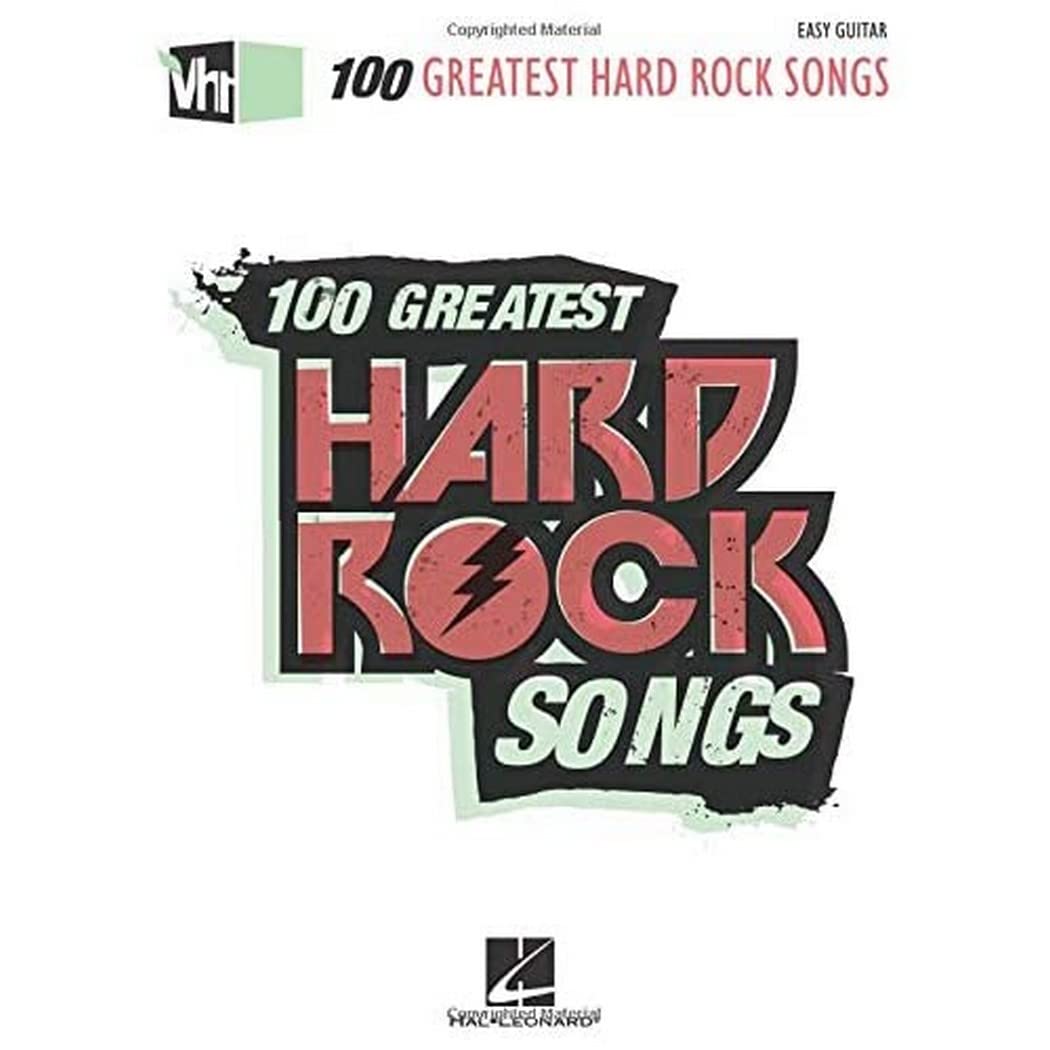 VH1's 100 Greatest Hard Rock Songs | Easy Guitar Songbook | Beginner Guitar TAB Collection for Students, Rock Fans, Practice, and Performance | Easy Guitar Sheet Music Book with Notes and Tablature