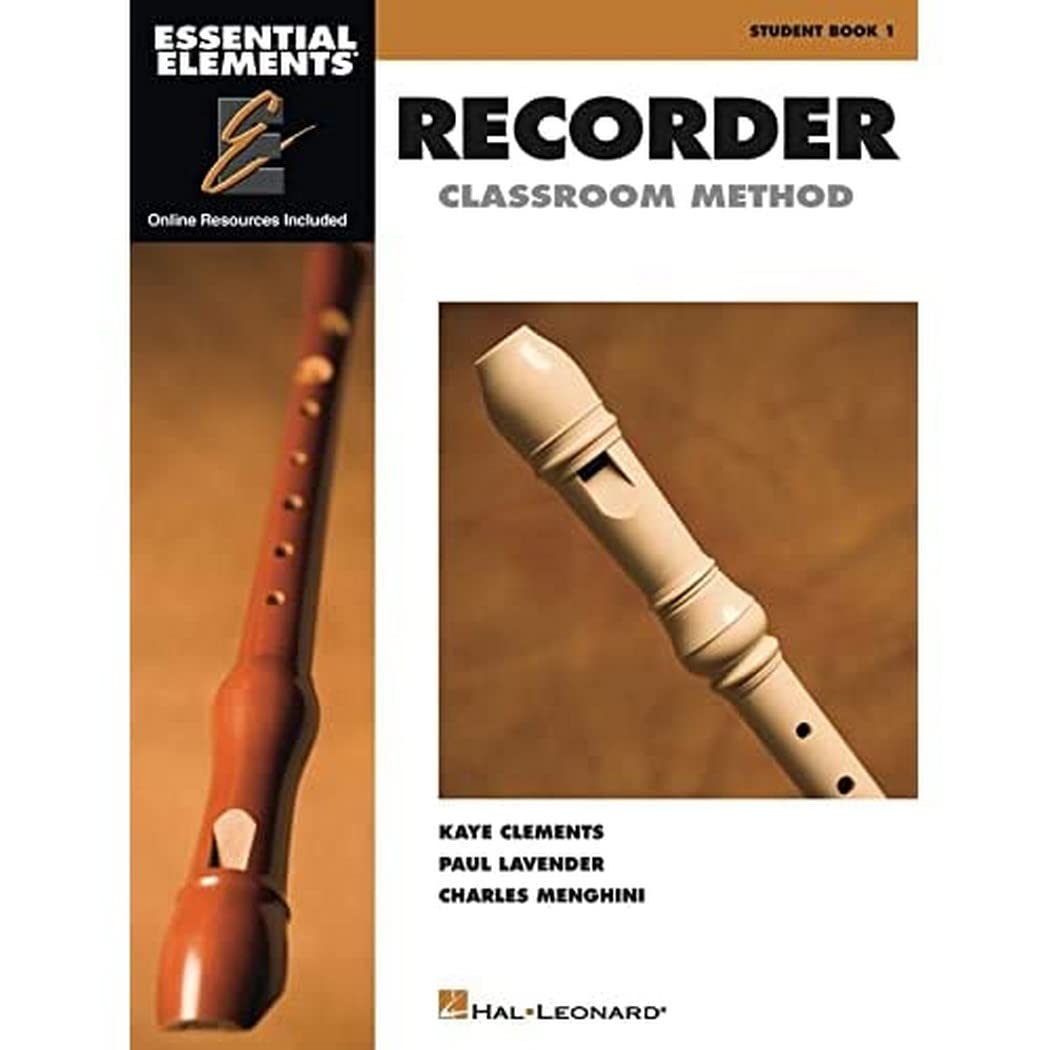 Essential Elements for Recorder Classroom Method – Student Book 1 | 130 Songs Sheet Music with Online Audio and Video | Recorder Songbook | Hal Leonard Beginner Instruction