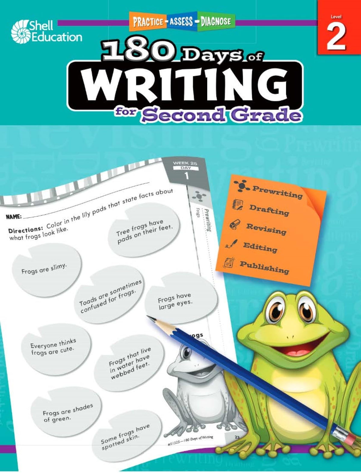 180 Days®: Writing for Second Grade: Practice, Assess, Diagnose