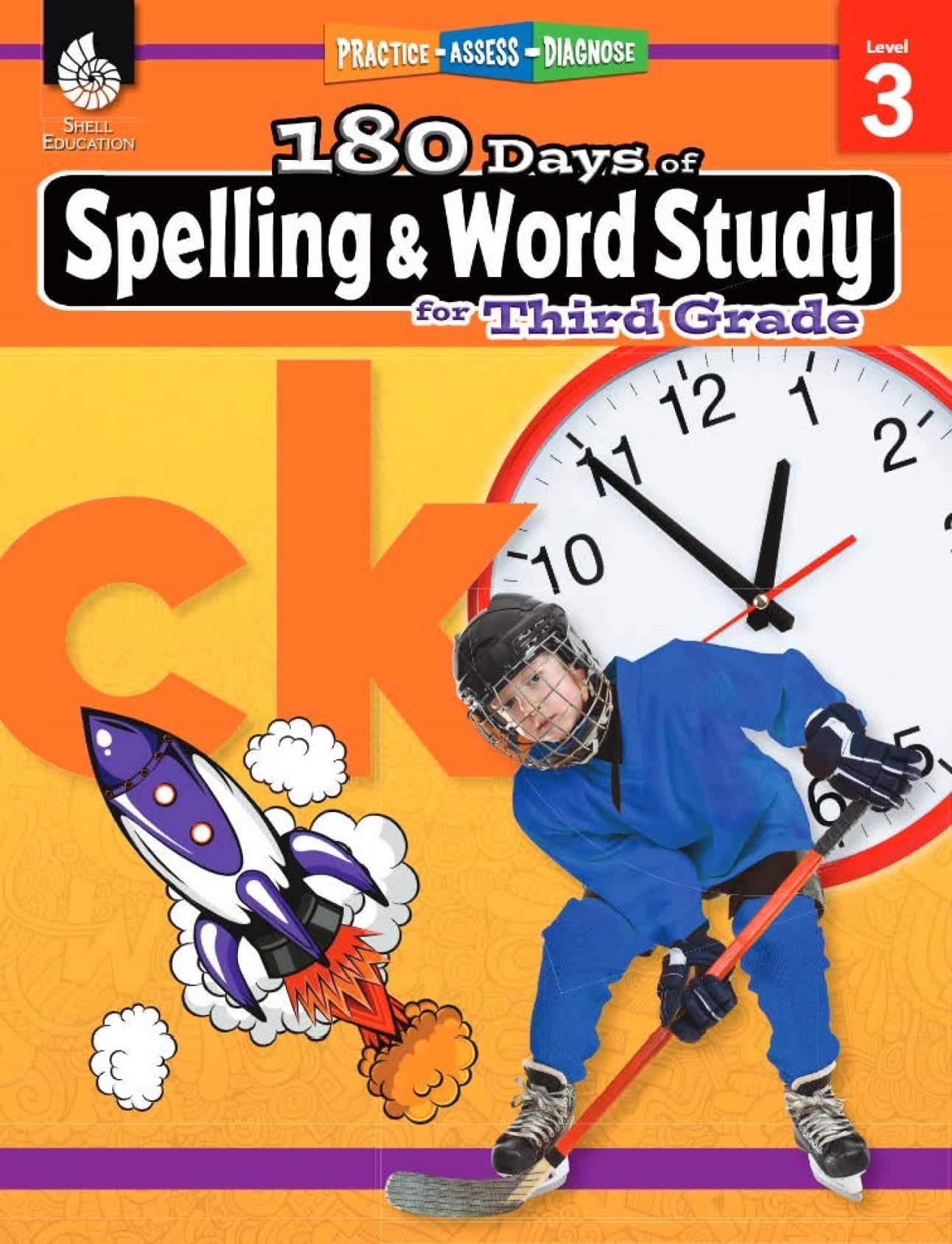 180 Days: Reading, Vocabulary/Language for 3rd Grade Practice Workbook for Classroom and Home, Cool and Fun Practice Created by Teachers (180 Days of Practice)