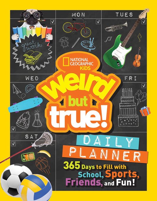 Weird But True! Daily Planner: 365 Days to Fill With School, Sports, Friends, and Fun! - 8060