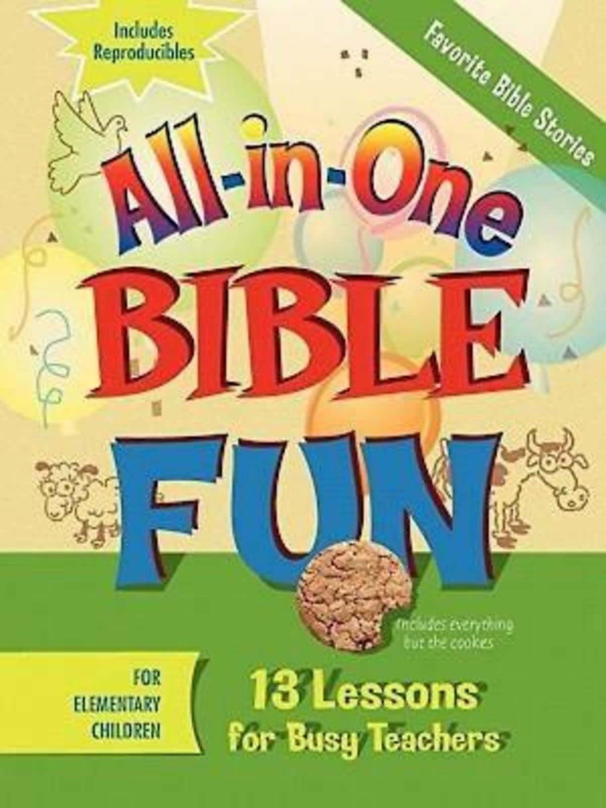 All-in-One Bible Fun for Elementary Children: Favorite Bible Stories: 13 Lessons for Busy Teachers - 6129