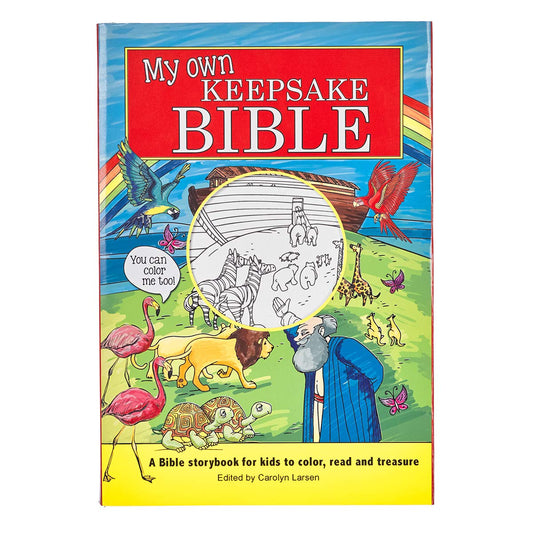 My Own Keepsake Bible: A Kids Bible Storybook to Color - 7520