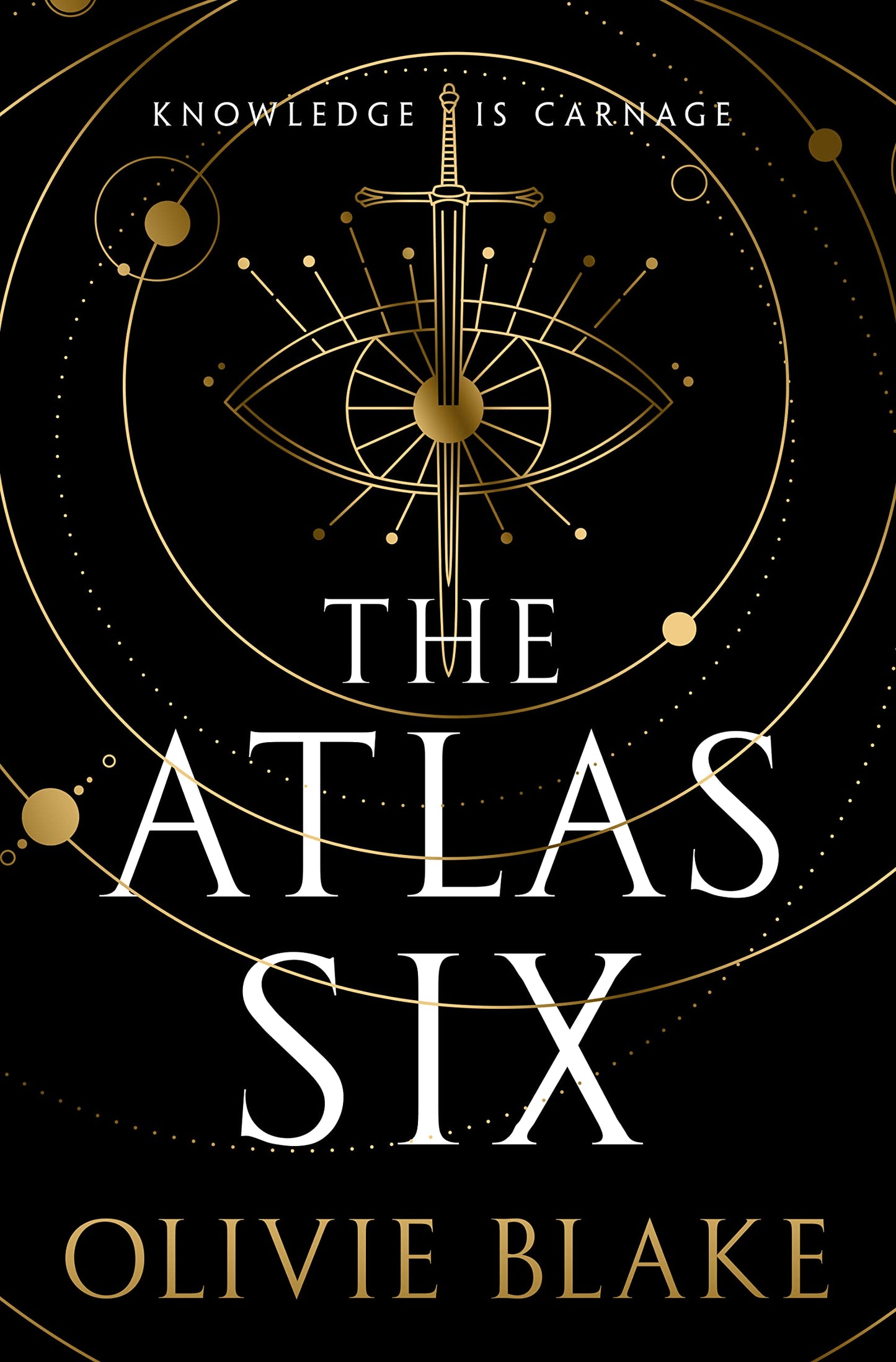 The Atlas Six (Wheeler Publishing Large Print Hardcover)