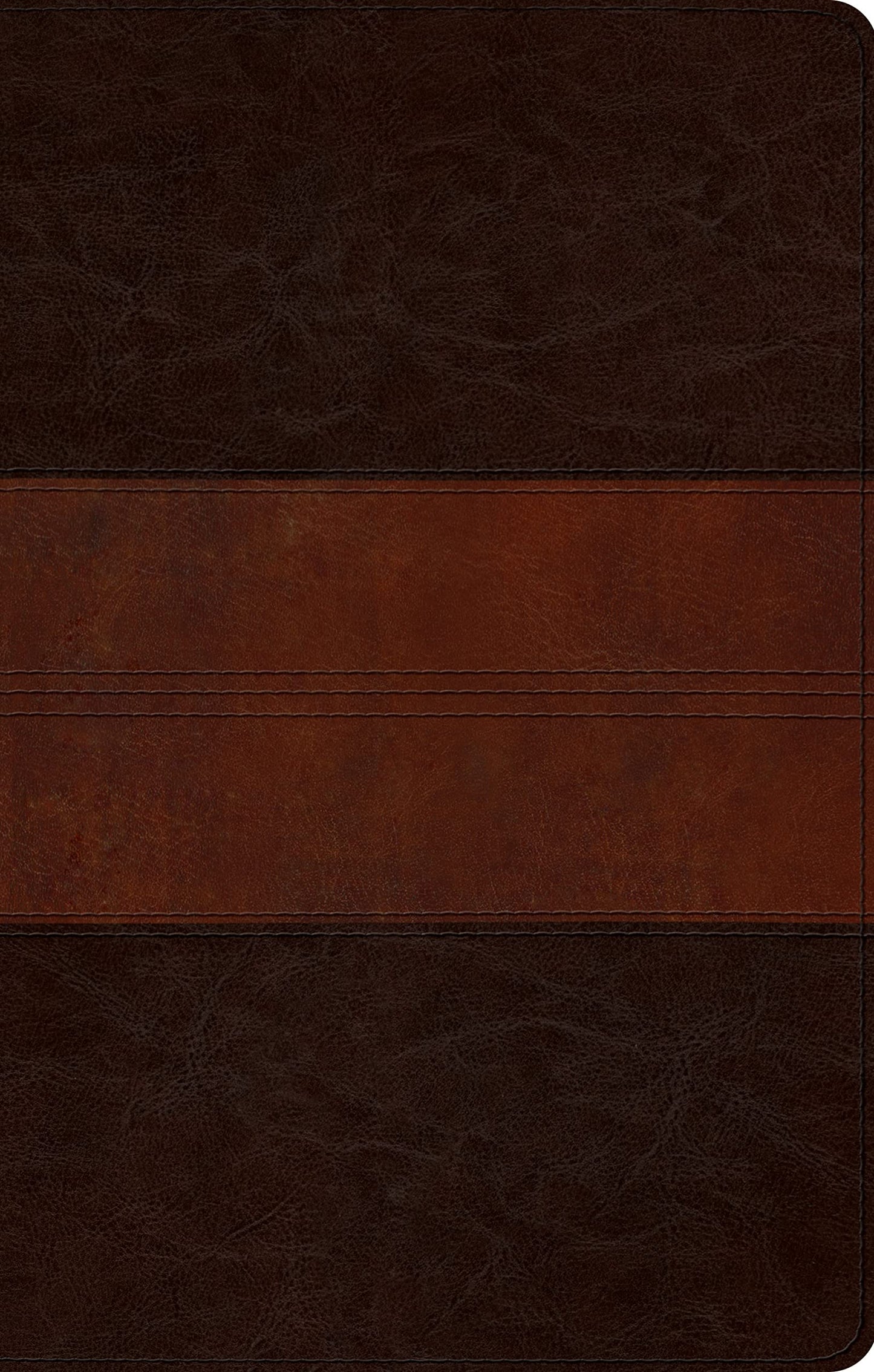 The Holy Bible: English Standard Version, Ultrathin, TruTone, Deep Brown/Tan, Trail Design