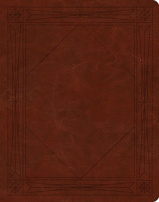 ESV Single Column Journaling Bible (TruTone over Board, Brown, Window Design)
