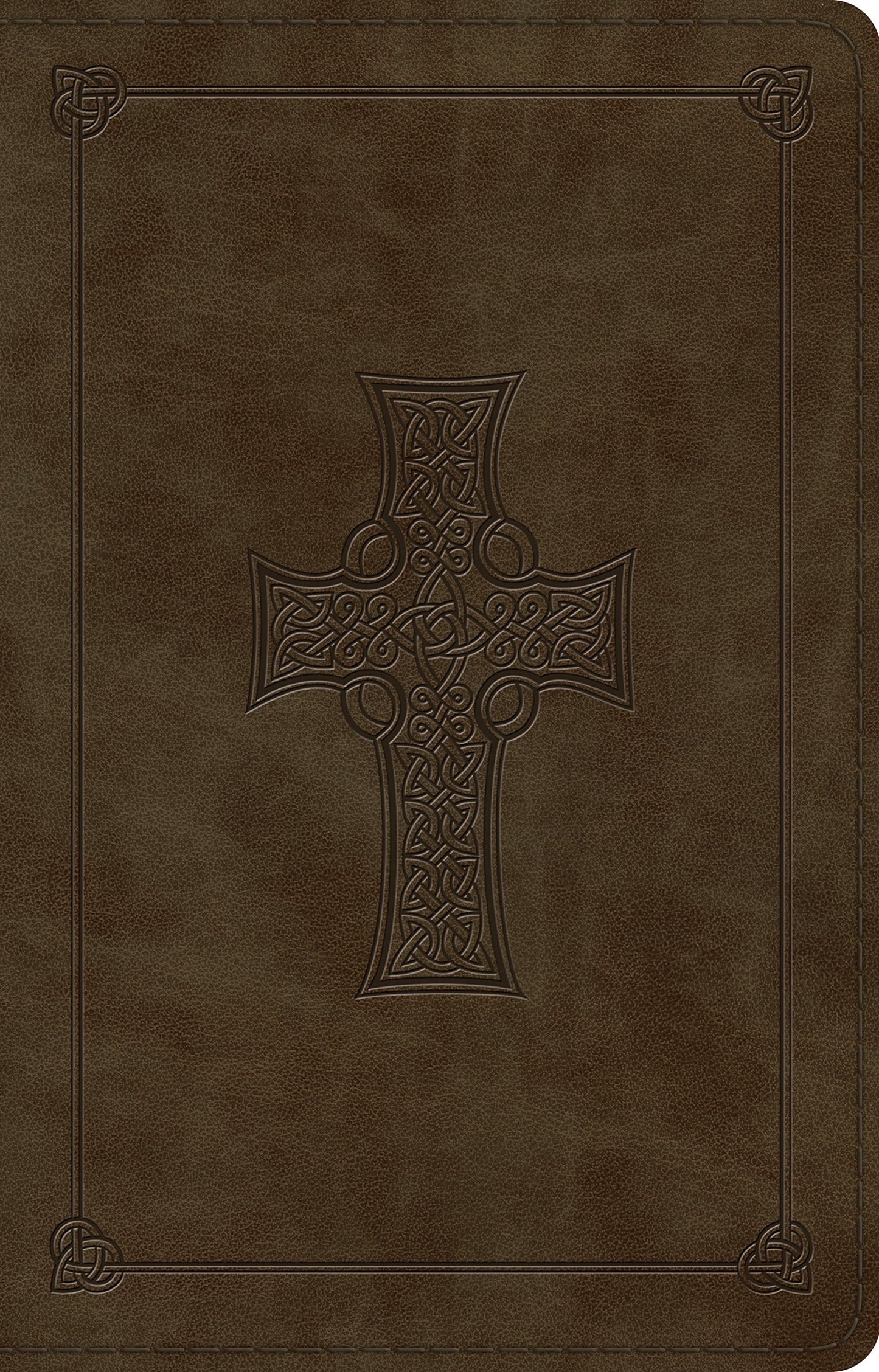 Holy Bible: ESV Thinline Reference, Trutone, Olive, Celtic Cross