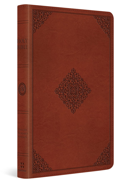 ESV Thinline Reference Bible (TruTone, Tan, Ornament Design)