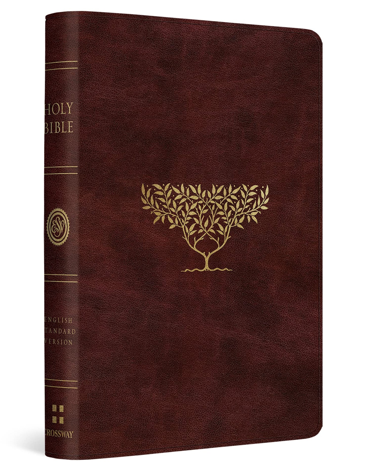ESV Compact Bible (TruTone, Burgundy, Olive Tree Design)