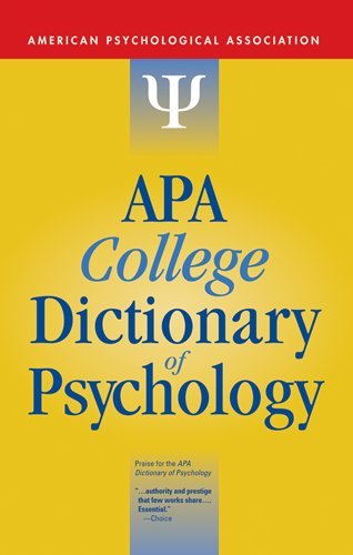 APA College Dictionary of Psychology - 5251