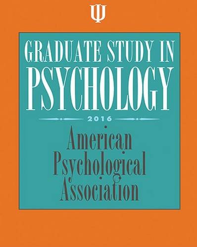 Graduate Study in Psychology 2016 - 5947
