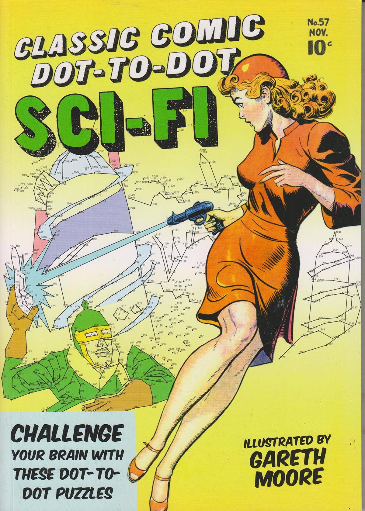 Classic Comic Dot-to-Dot Sci-Fi (Vintage Sci-Fi- Comics)
