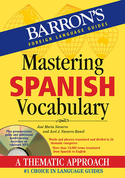 Mastering Spanish Vocabulary with Online Audio (Barron's Vocabulary) - 7217