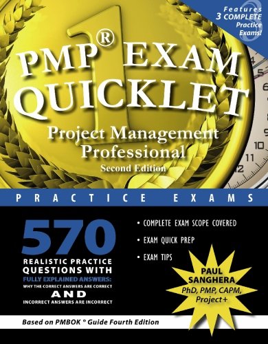 PMP Exam Quicklet, Second Edition: Project Management Professional Practice Exams
