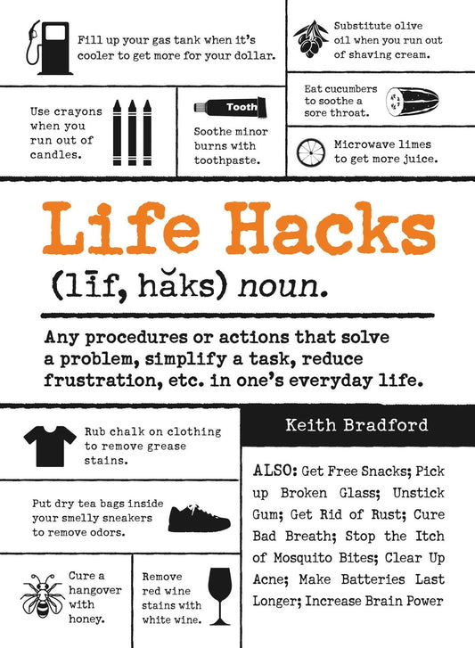 Life Hacks: Any Procedure or Action That Solves a Problem, Simplifies a Task, Reduces Frustration, Etc. in One's Everyday Life (Life Hacks Series) - 5916