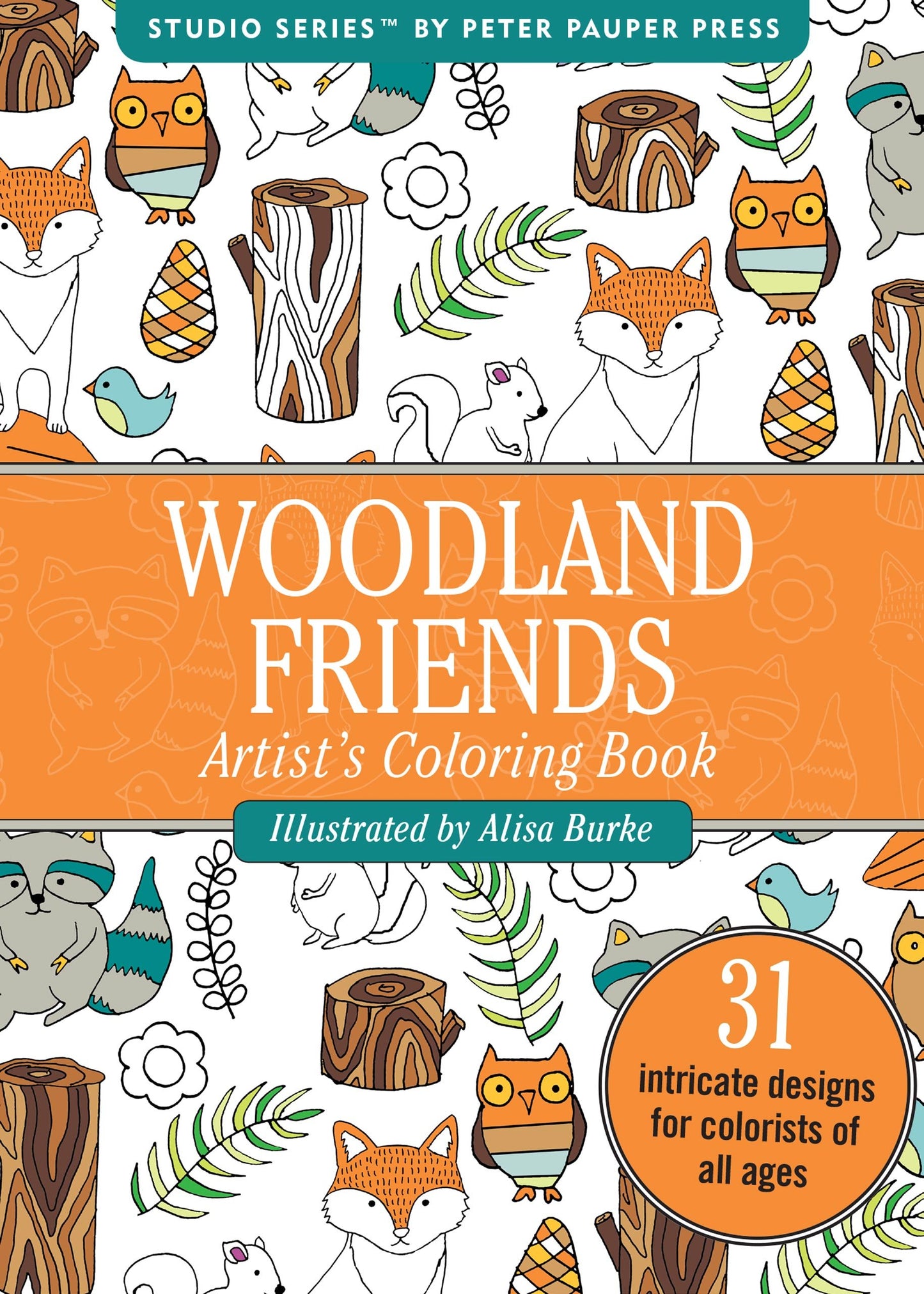 Color Bk Small Woodland Friends (Studio Series) - 9634