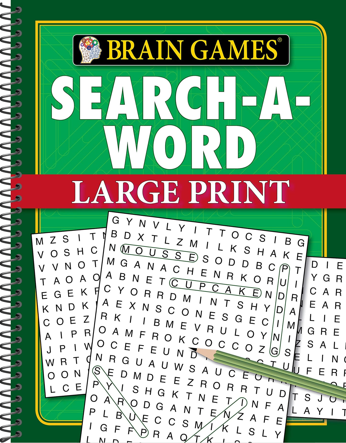 Brain Games - Search-A-Word - Large Print (96 Pages) (Brain Games Large Print)