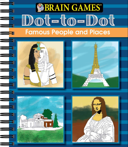 Brain Games - Dot to Dot: Famous People and Places - 7812