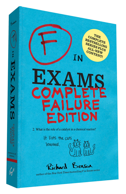 F in Exams: Complete Failure Edition: (Gifts for Teachers, Funny Books, Funny Test Answers) - 8540