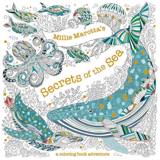 Millie Marotta's Secrets of the Sea: A Coloring Book Adventure (A Millie Marotta Adult Coloring Book) - 8708