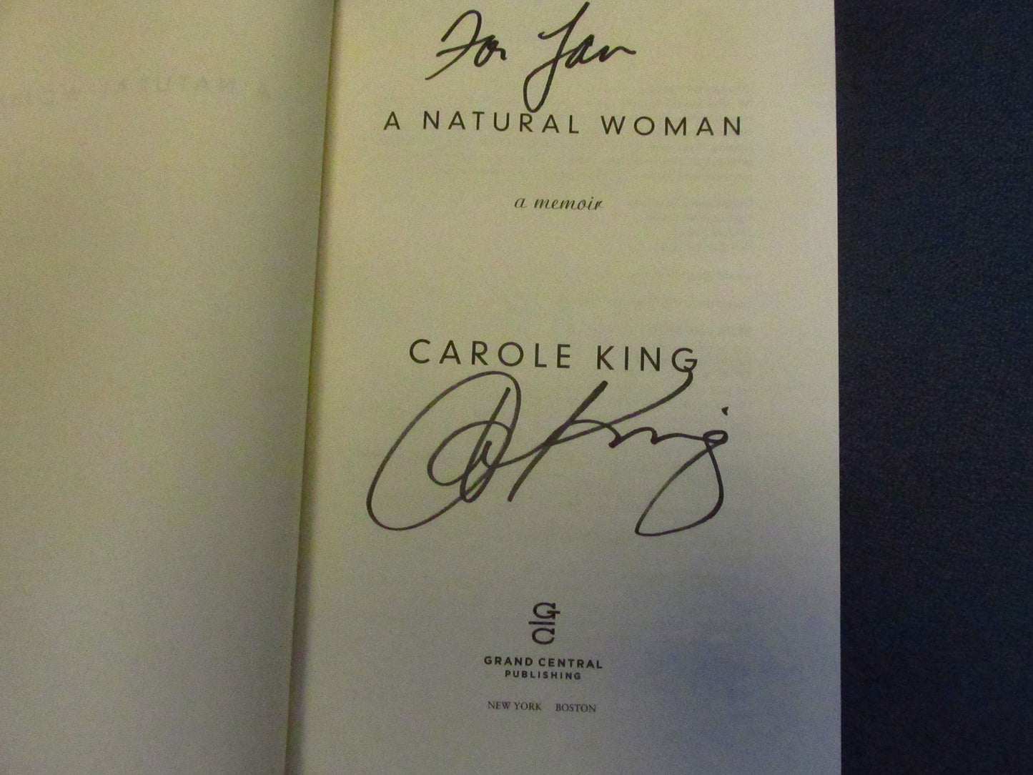 A Natural Woman: A Memoir - 7761