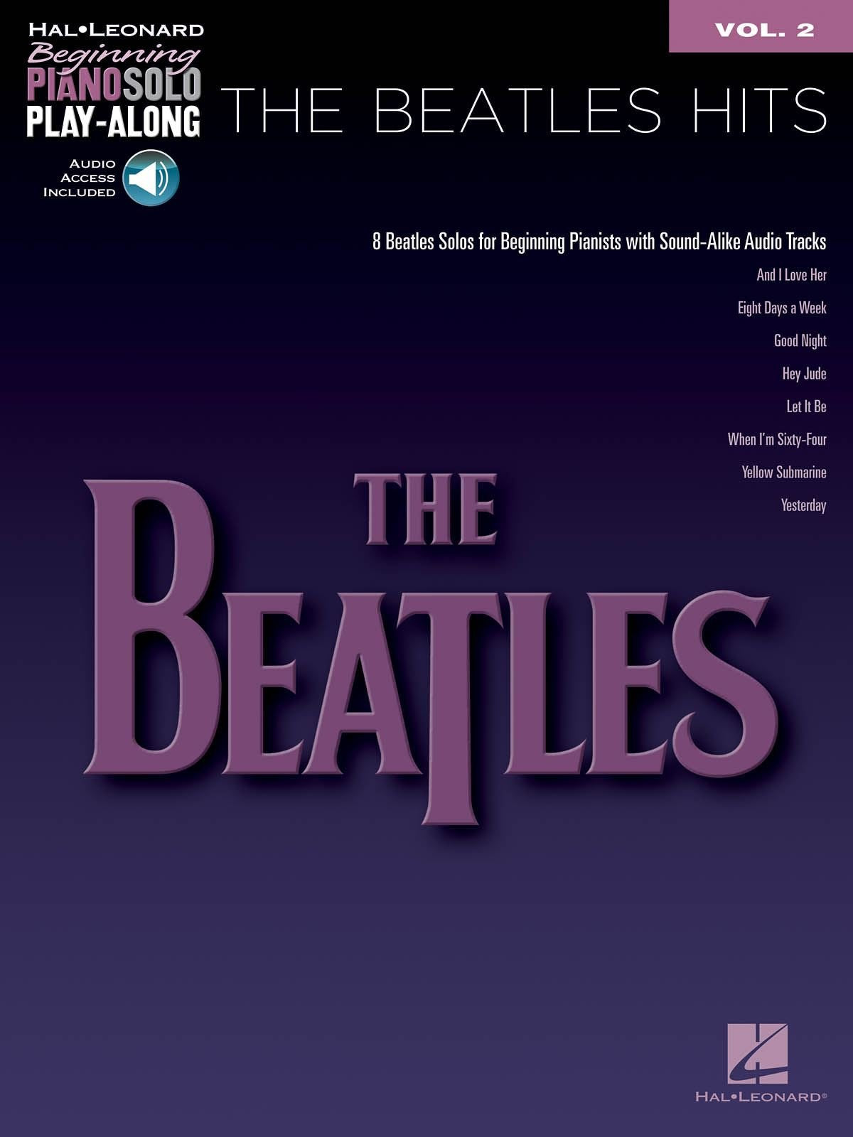 The Beatles Hits: Beginning Piano Solo Play-Along Volume 2