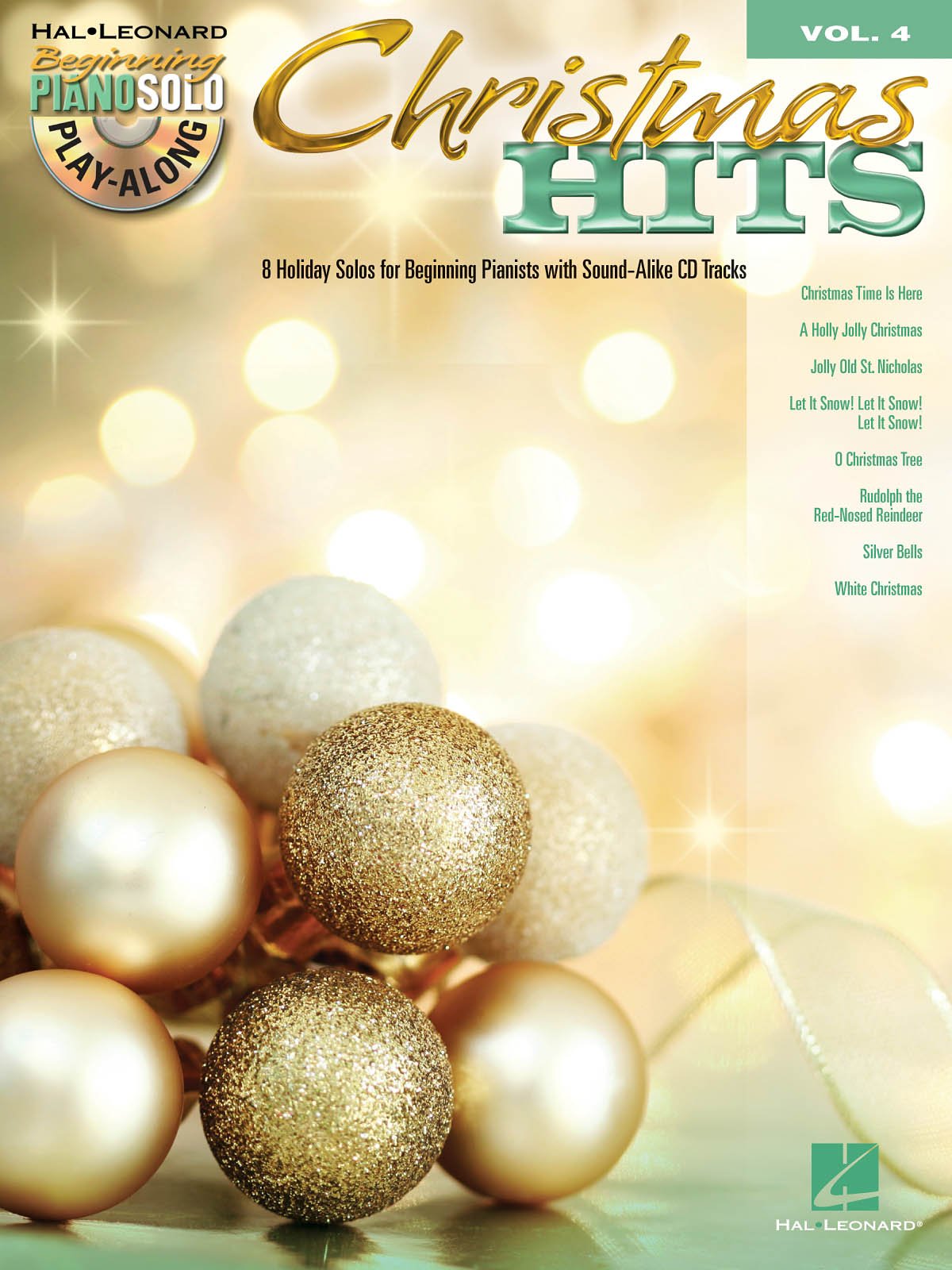 Christmas Hits: Beginning Piano Solo Play-Along Volume 4 (Beginning Piano Solo Play-Along, 4) - 3445